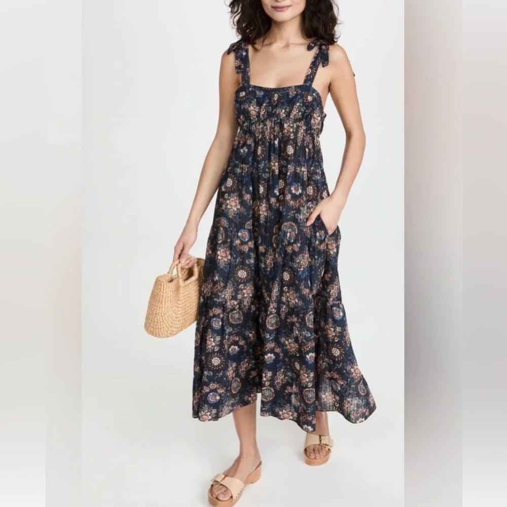 ULLA JOHNSON Cordelia Midi Dress Sz 14